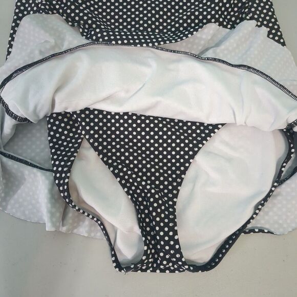 Ana a new approach swimsuit one piece 6 black white polka dot - Picture 5 of 6